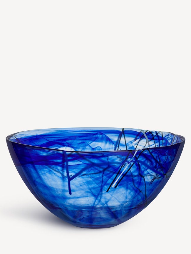 Contrast bowl blue 350mm