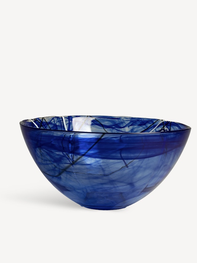 Contrast bowl blue