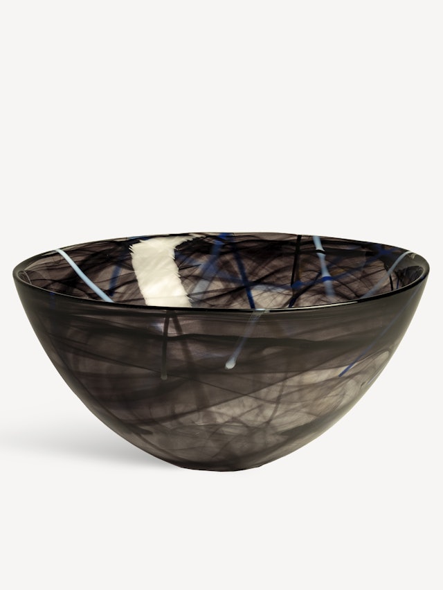 Contrast bowl black 350mm