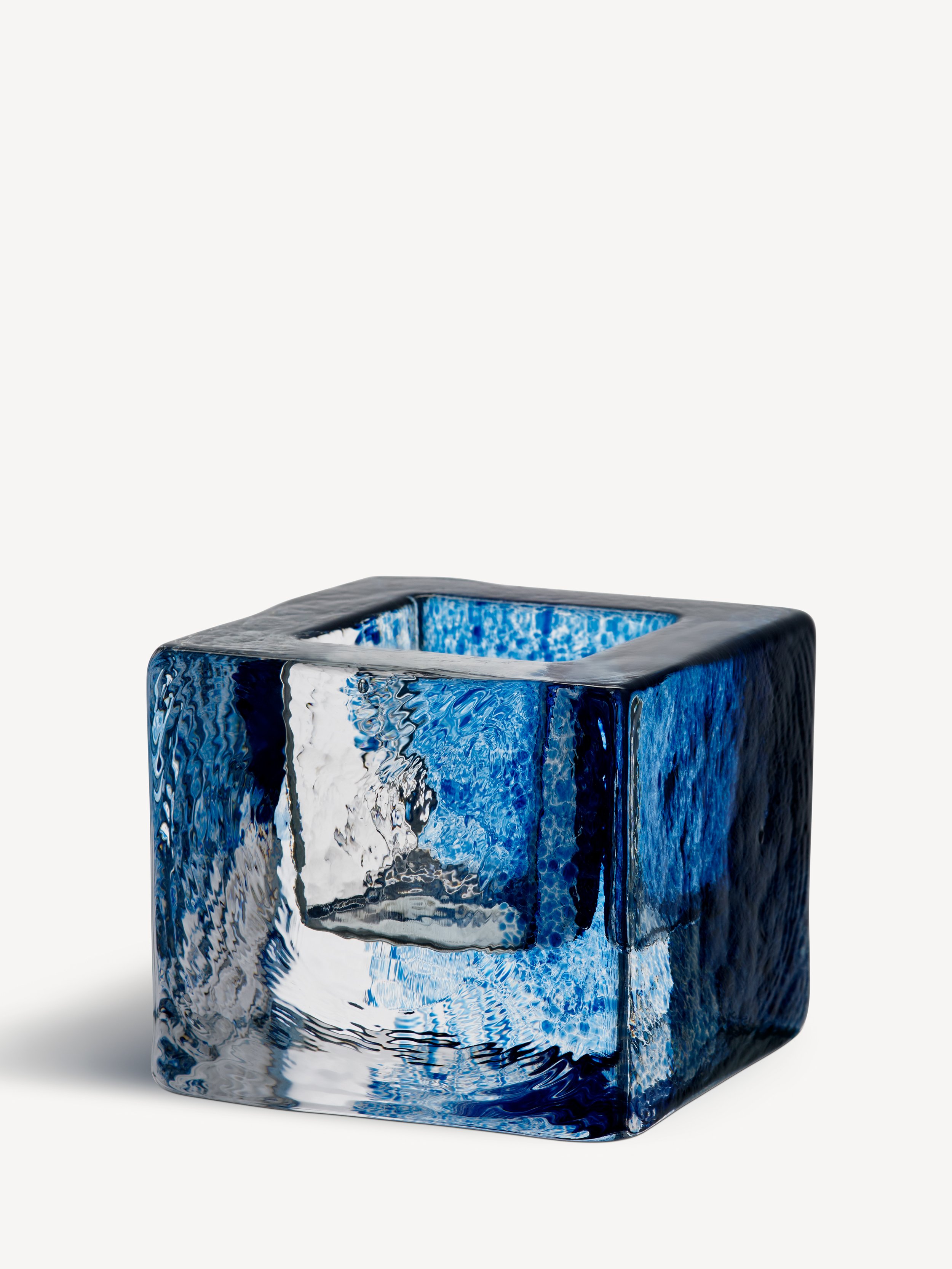 Brick votive white 75mm | Kosta Boda