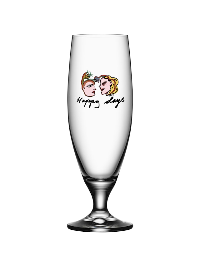 Friendship Happy days beer glass 50cl