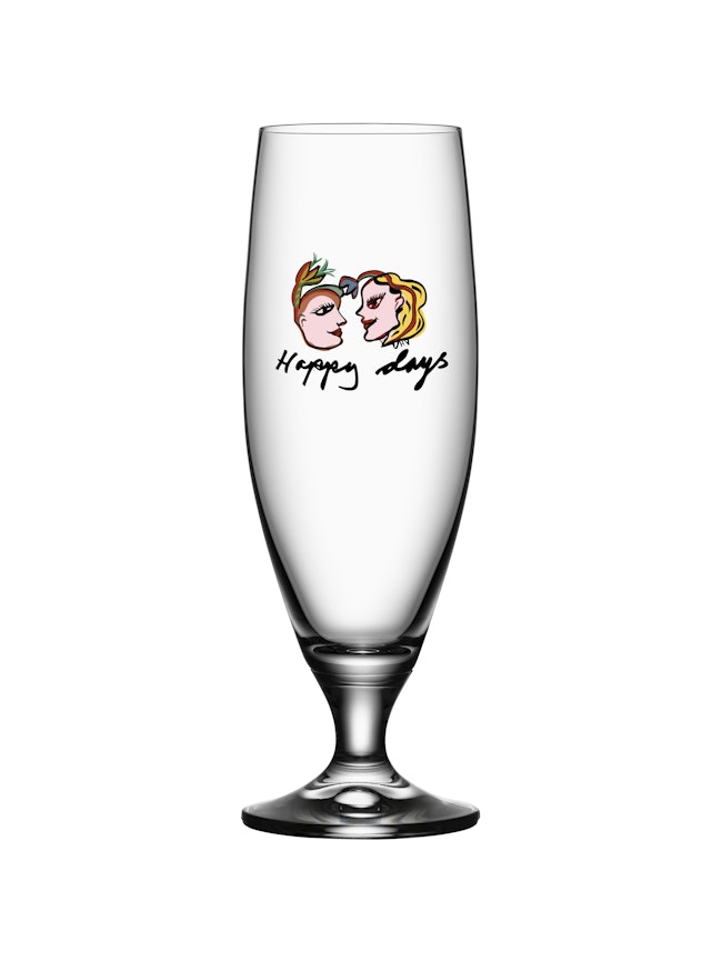 Friendship Happy days beer glass 50cl