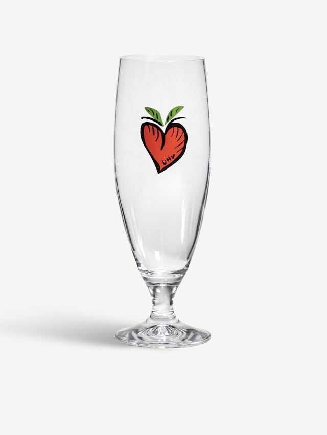 Friendship Hearts beer glass 50cl