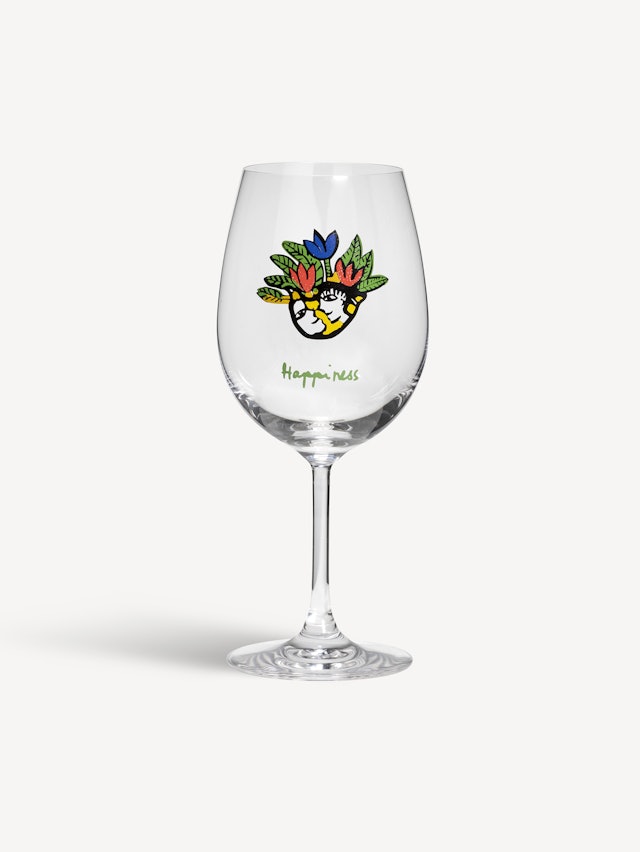 Friendship Happiness wine glass 50cl