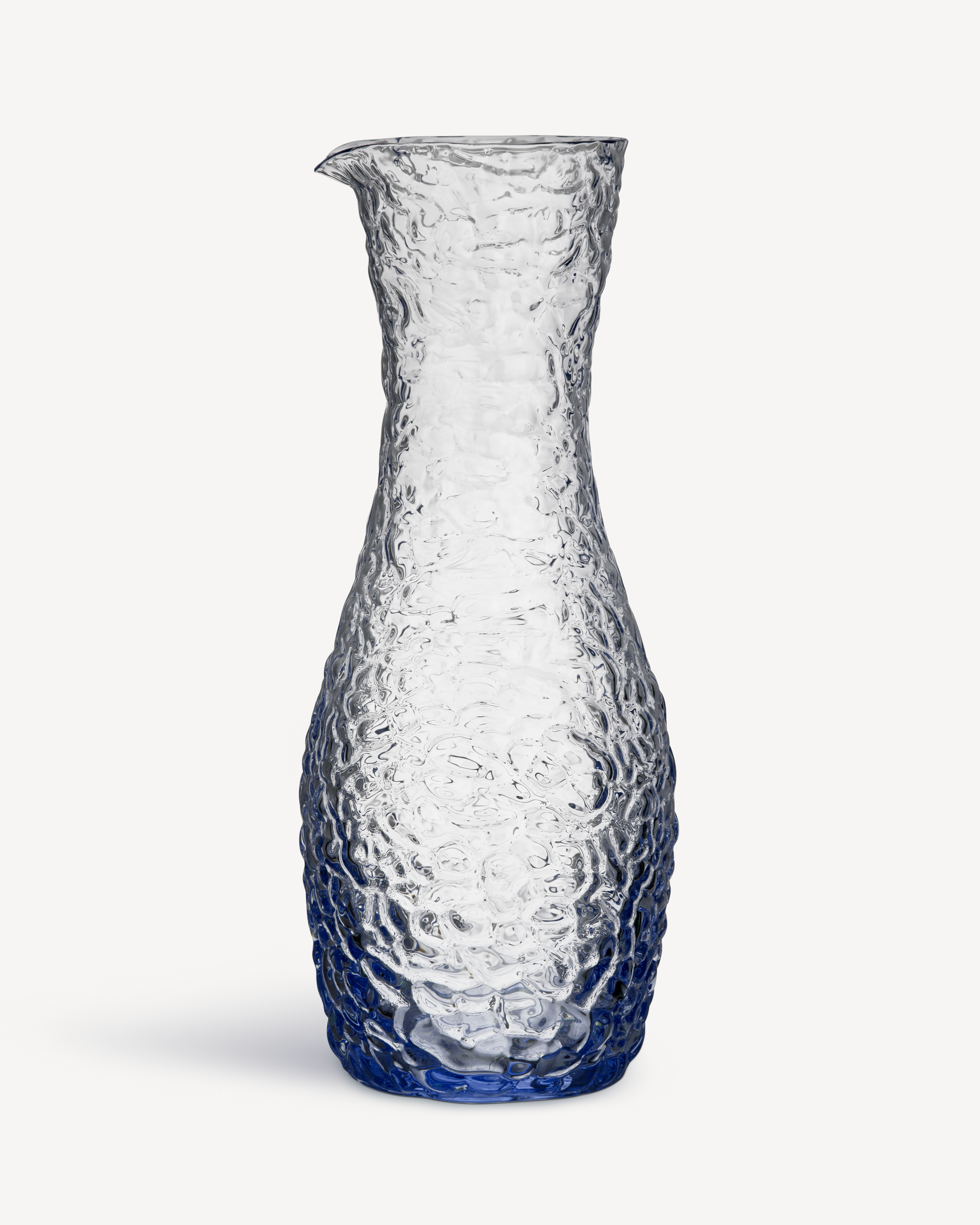 Hammered Glass Carafe