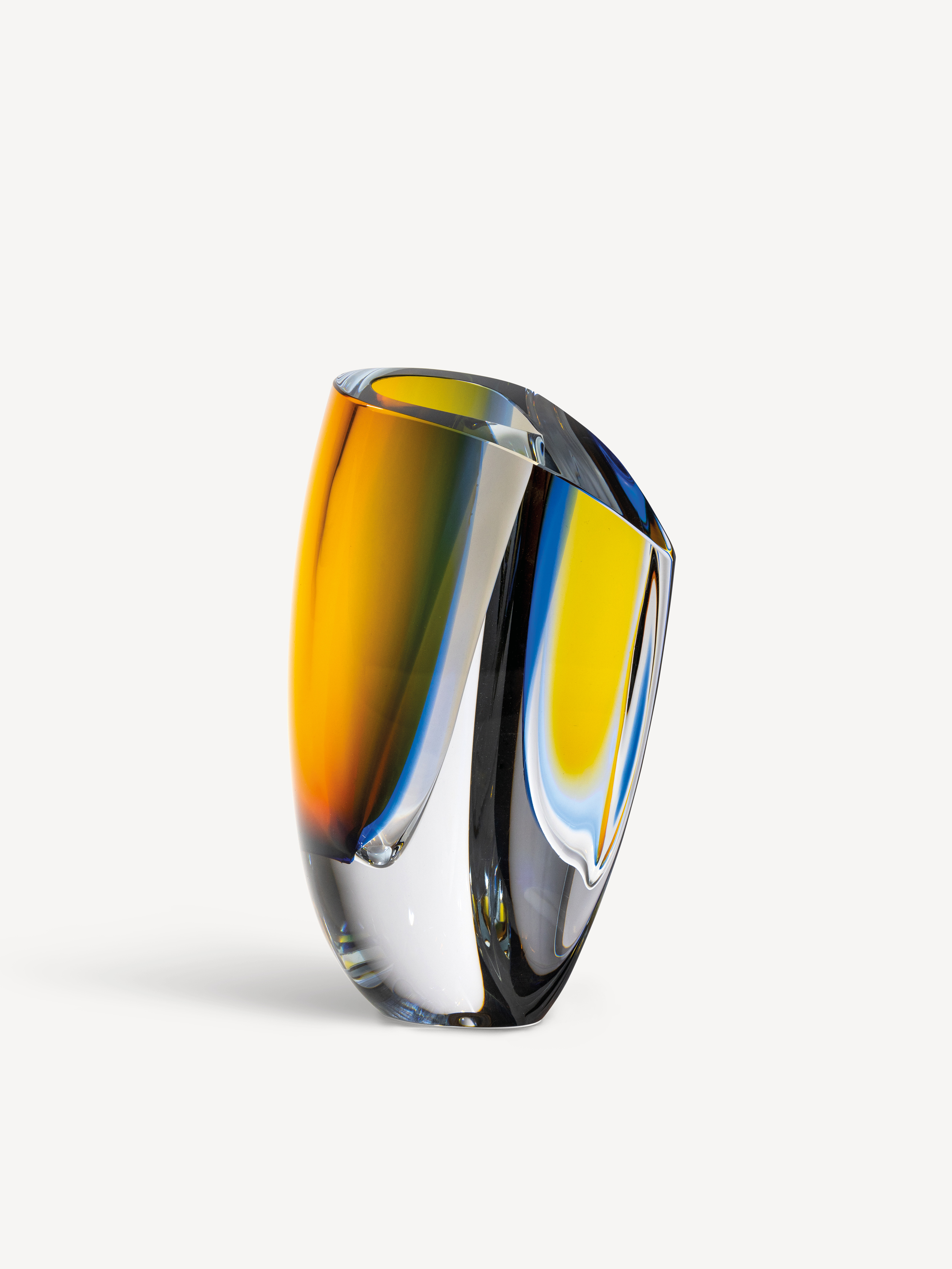 Mirage vase blue/amber 310mm, GW AC-22 | Kosta Boda