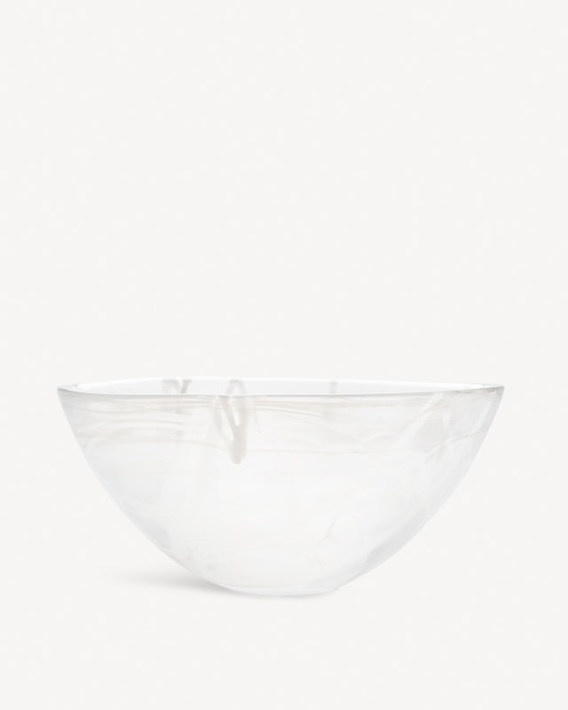 Contrast bowl white/white 350mm