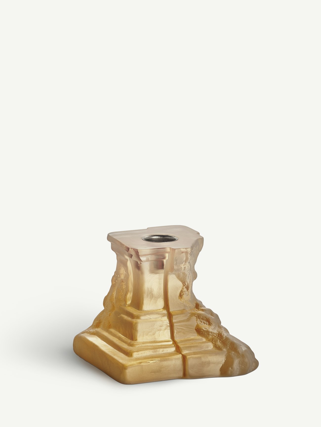 Rocky Baroque candlestick amber haze 95mm