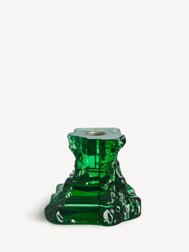 Rocky Baroque candlestick emerald green 95mm