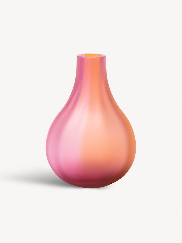 Iris vase pink/amber, EL AC-23