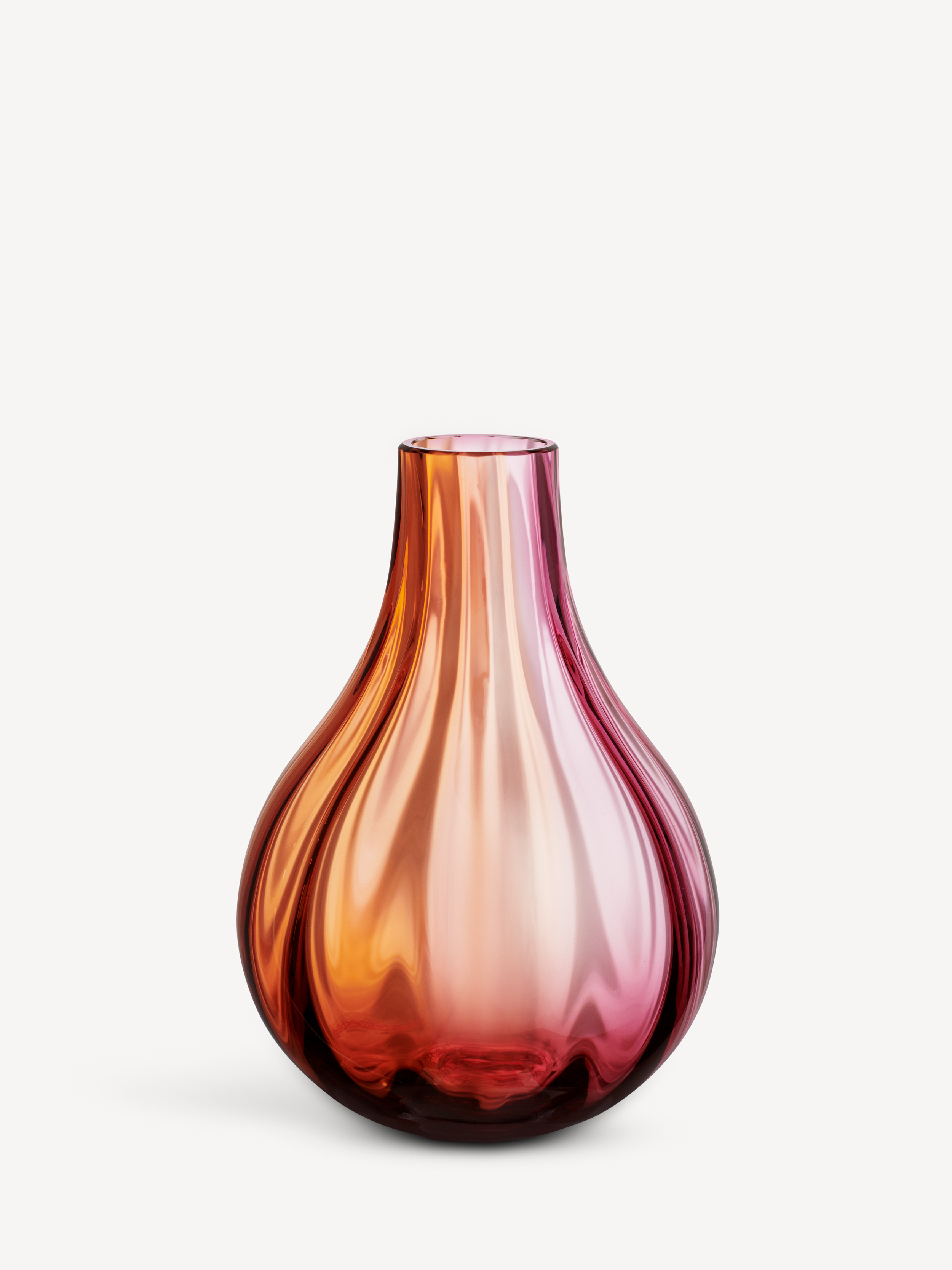 Iris vase pink/amber, EL AC-23