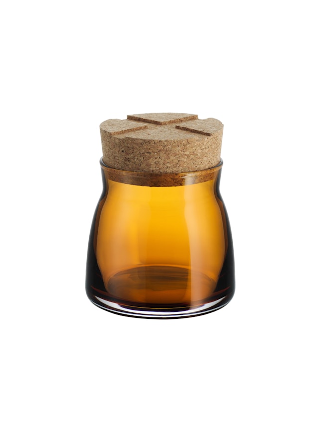 Bruk jar with cork amber 22cl