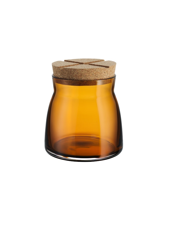Bruk jar with cork amber 80cl