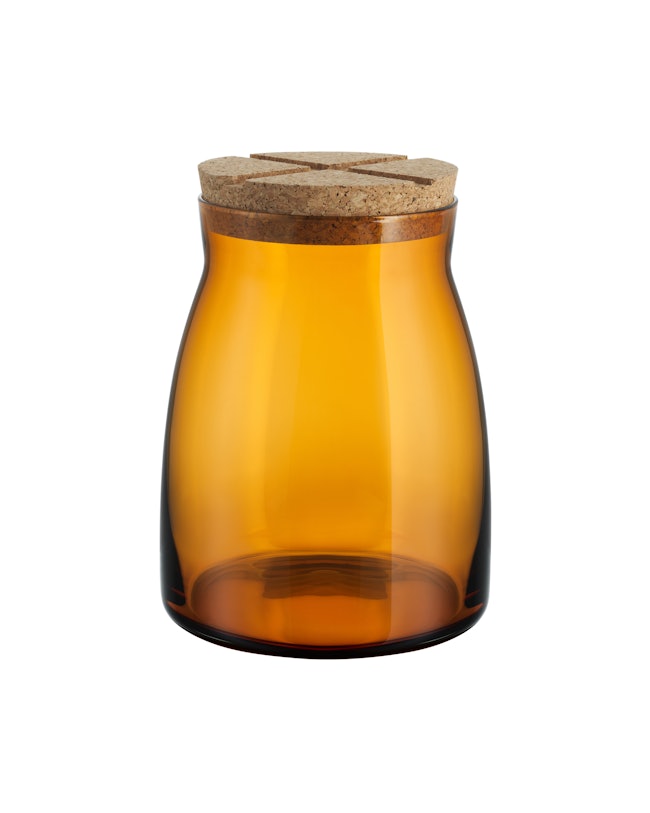 Bruk jar with cork amber 170cl