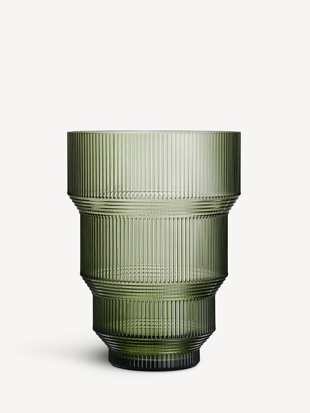 Pavilion vase green 259mm