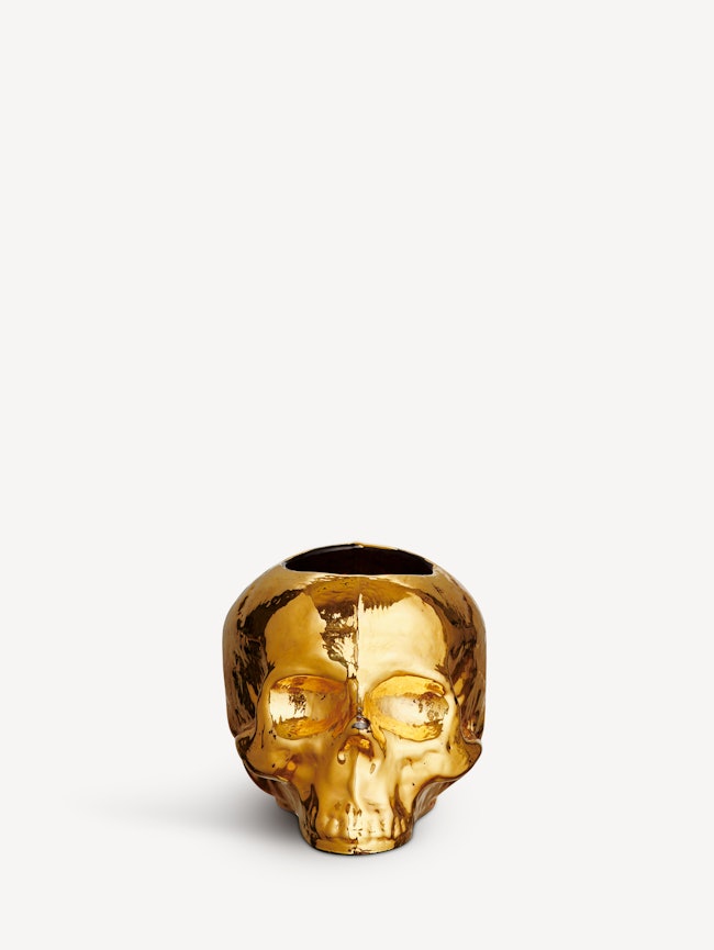Still Life skull votive gold 85mm