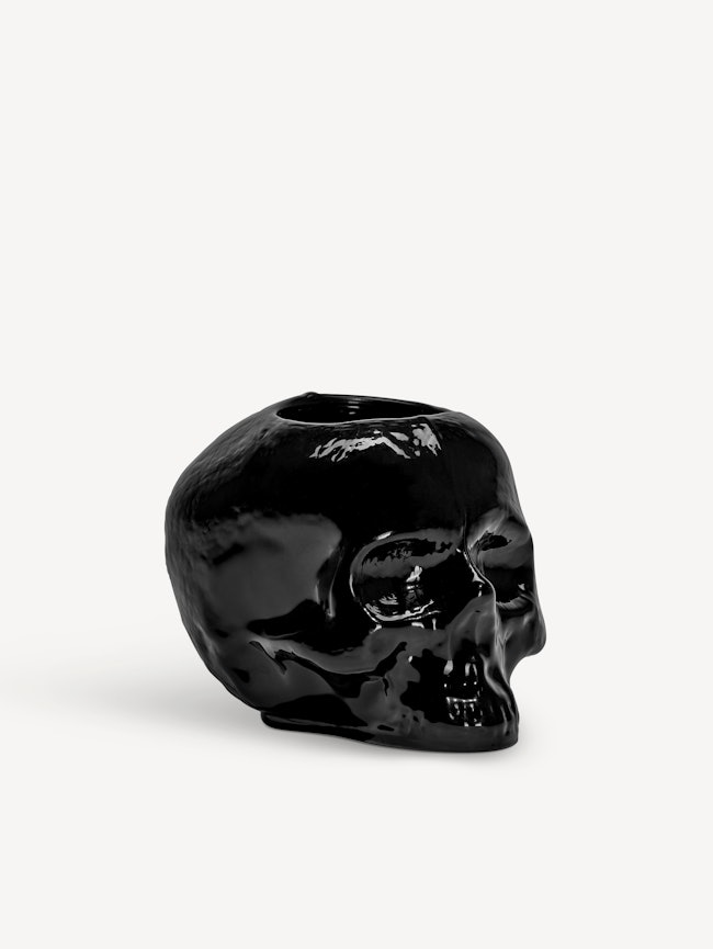 Still Life skull votive black 85mm