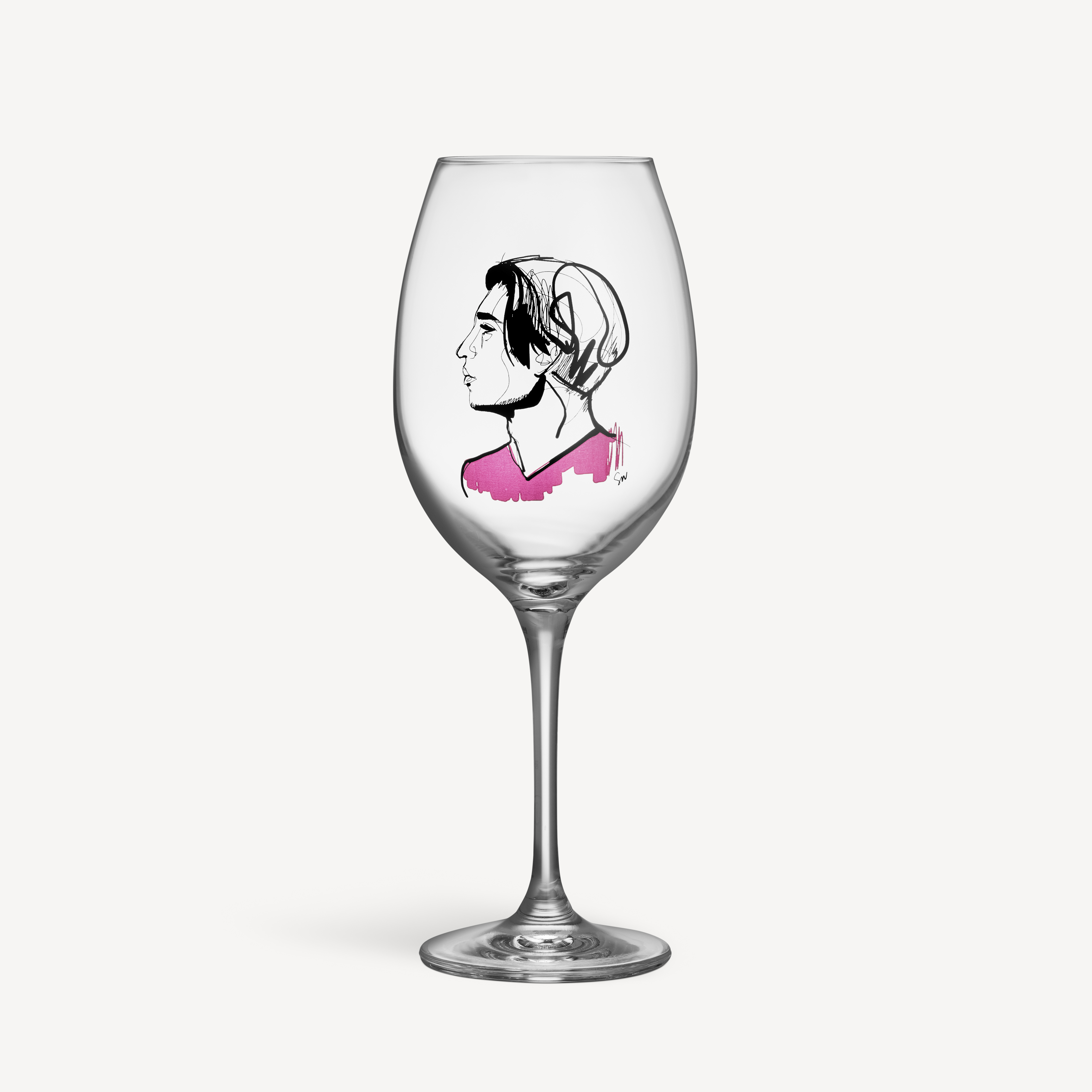 All about you Embrace Him wine glass red 52cl 2-pack