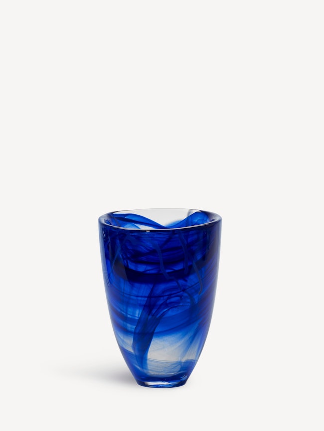 Contrast vase blue/blue 200mm