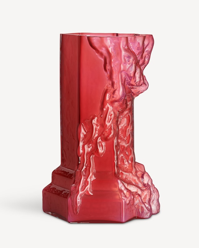 Rocky Baroque vase hot pink 350mm