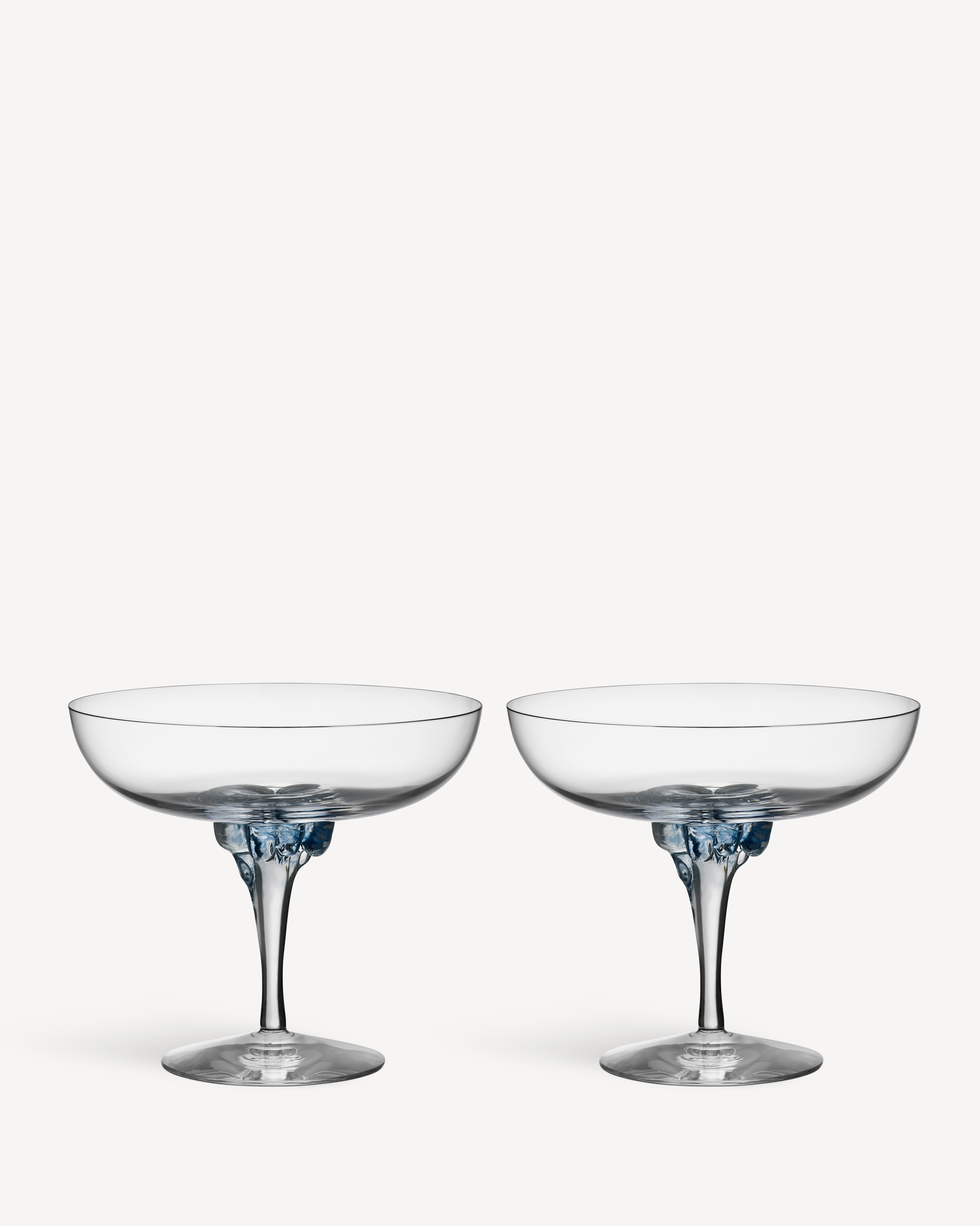 New COMMANDO Set Of 2 Black/Light Blue Bridal/Champagne Print