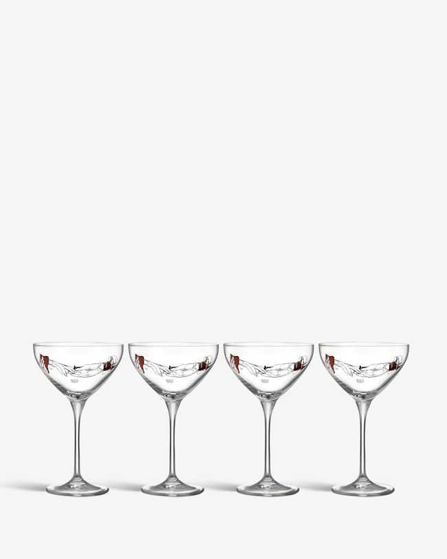 All about you You and me together coupe champagneglas 32cl 4-pack