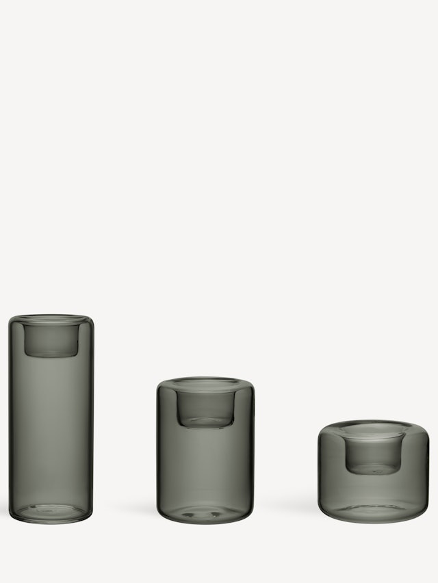 Happy votive antracit 68, 105, 150mm 3-pcs Happy votive antracit 68, 105, 150mm 3-pcs