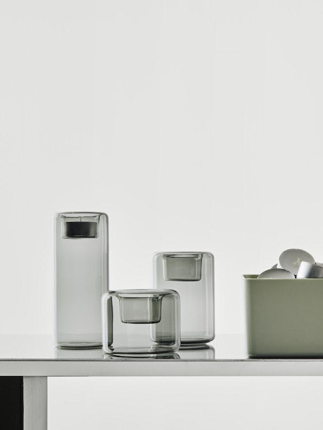 Happy votive antracit 68, 105, 150mm 3-pcs Happy votive antracit 68, 105, 150mm 3-pcs