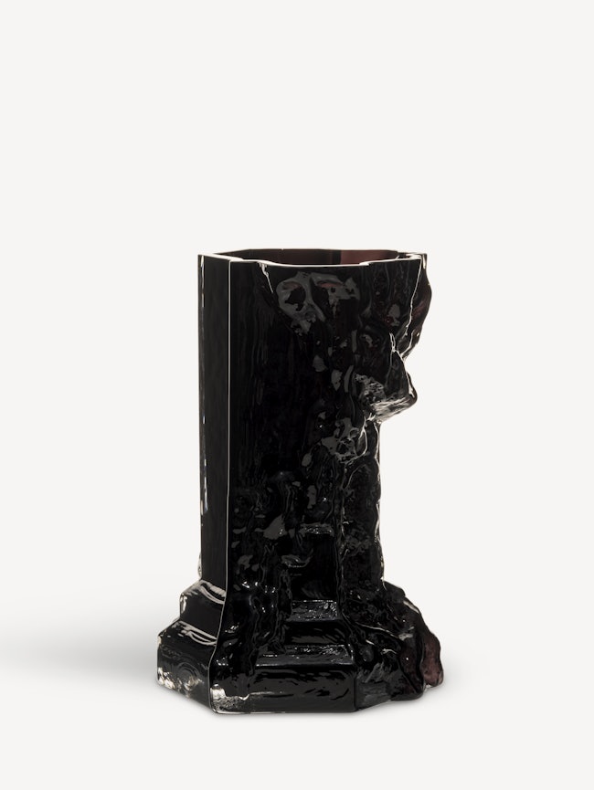 Rocky baroque vase deep black 250mm Rocky baroque vase deep black 250mm
