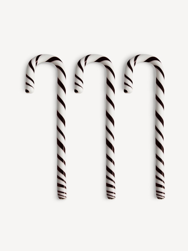 Polka Candy Cane white/black 170mm 3-pack Polka Candy Cane white/black 170mm 3-pack