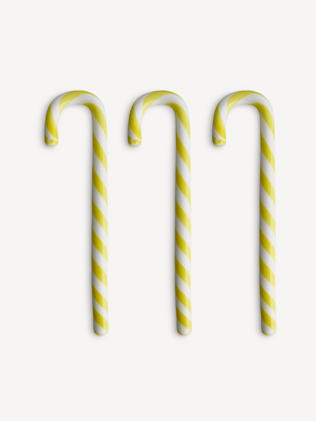 Polka Candy Cane white/yellow 170mm 3-pack Polka Candy Cane white/yellow 170mm 3-pack