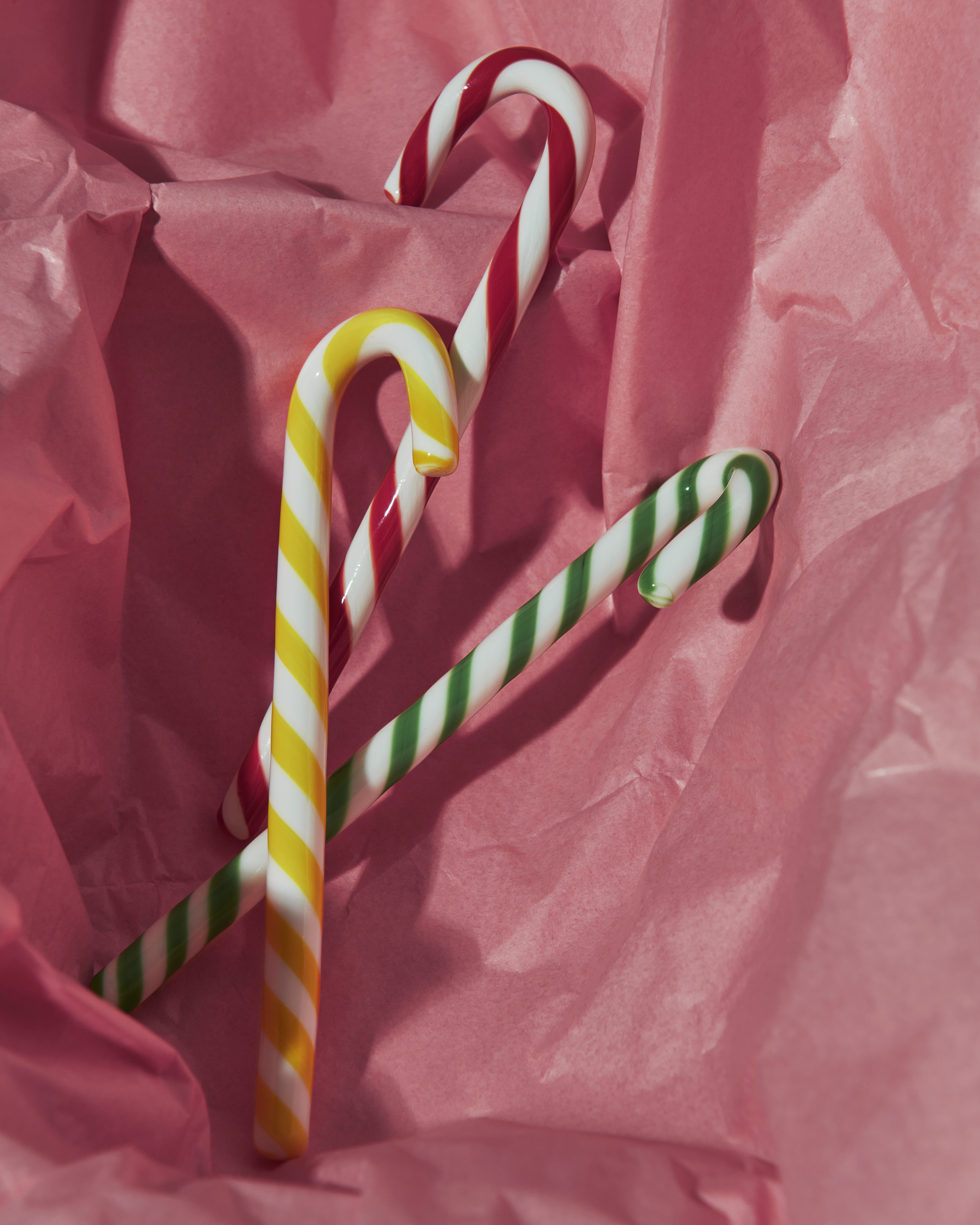 Polka Candy Cane white/yellow 170mm 3-pack