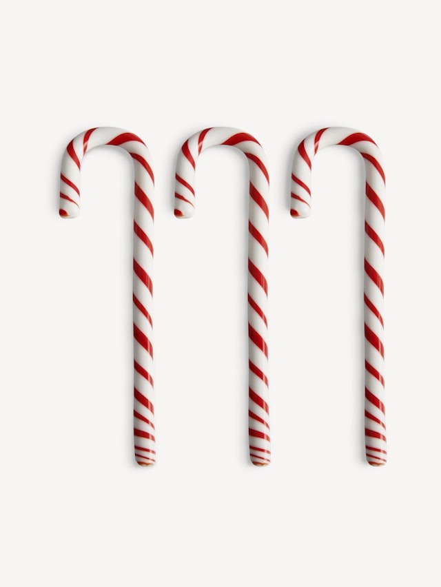 Polka Candy Cane white/red 170mm 3-pack Polka Candy Cane white/red 170mm 3-pack