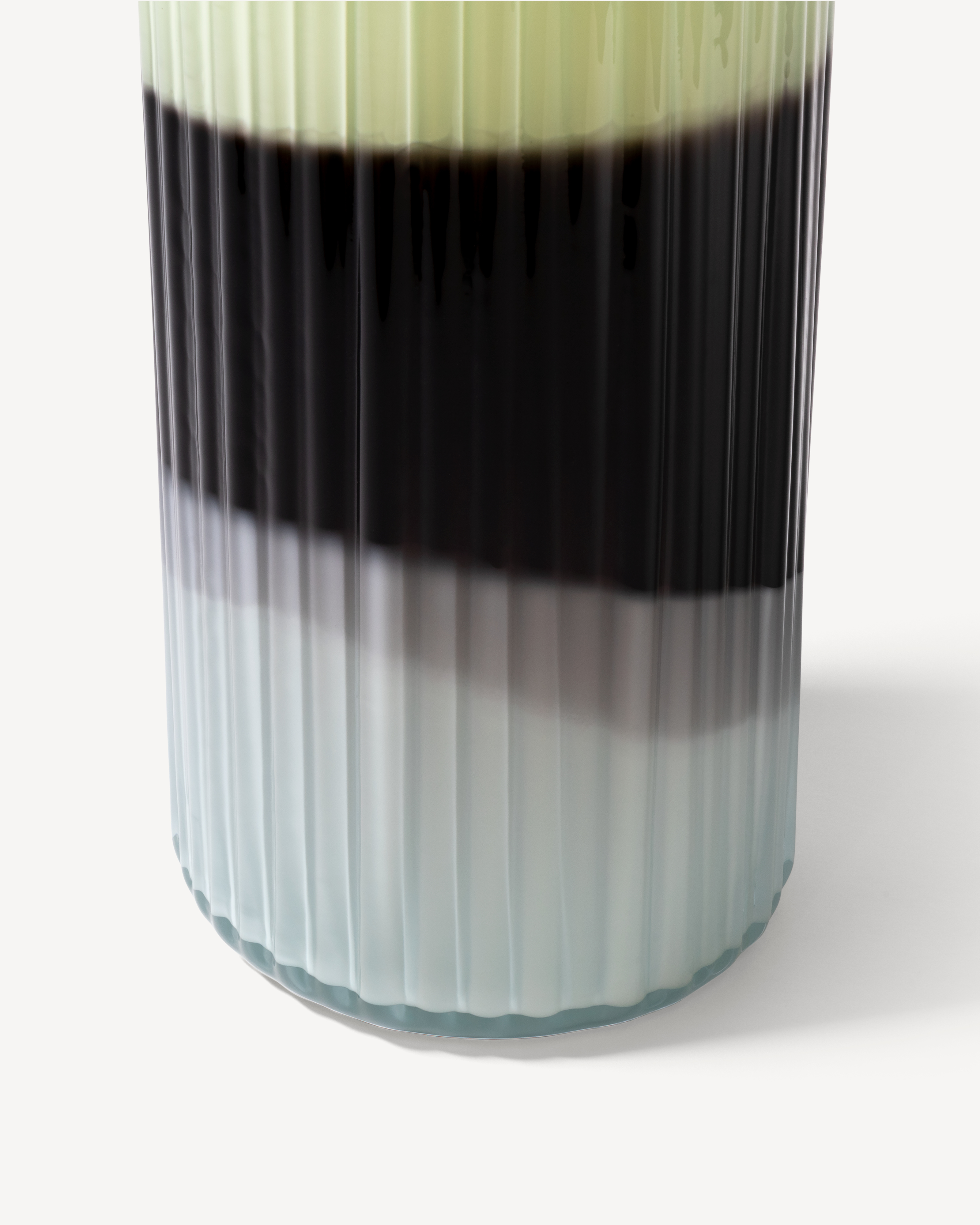 Landscape vas ljusgrön/svart/ turkos ED 10