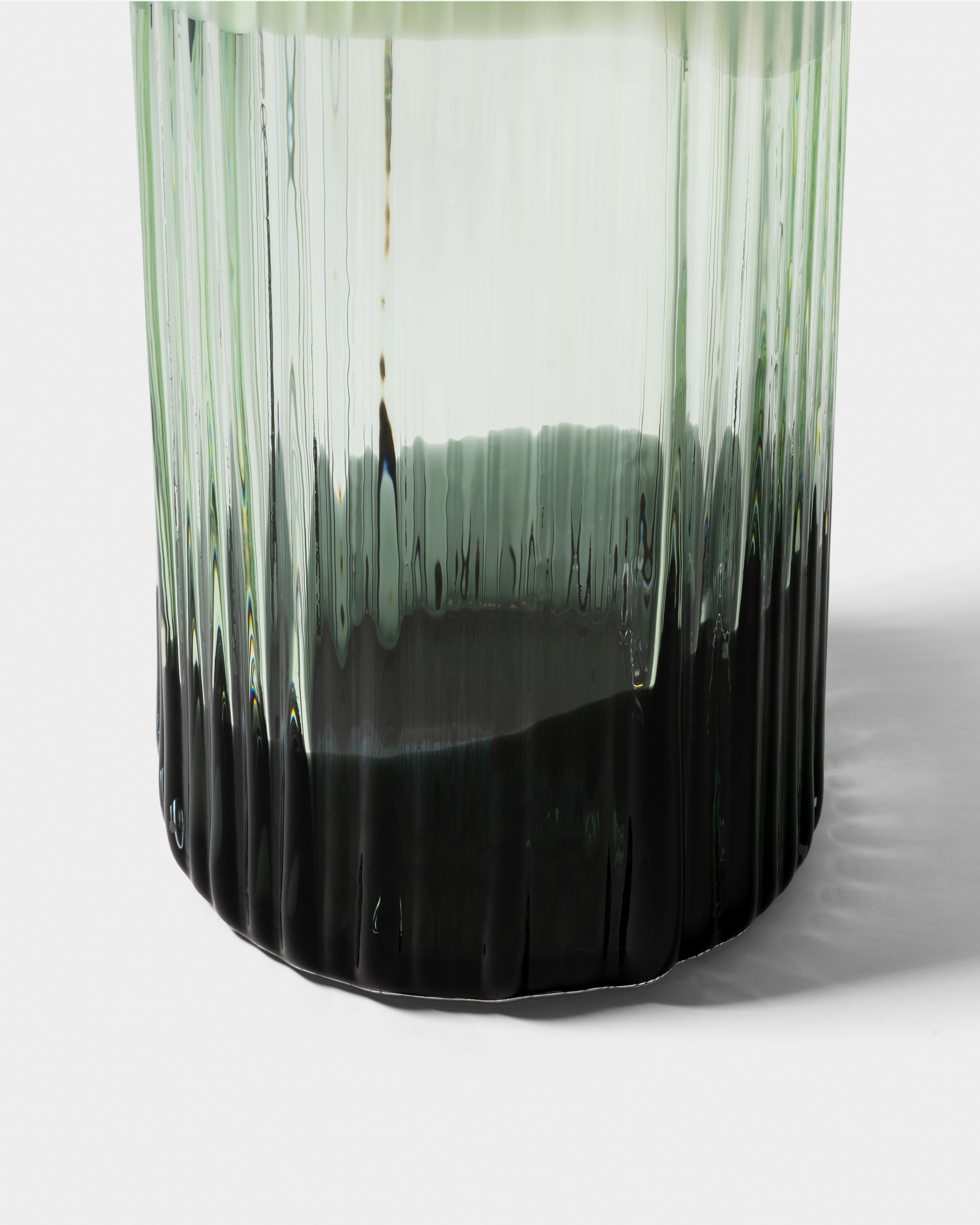 Plissé vas ljusgrön/klar/grön ED 10