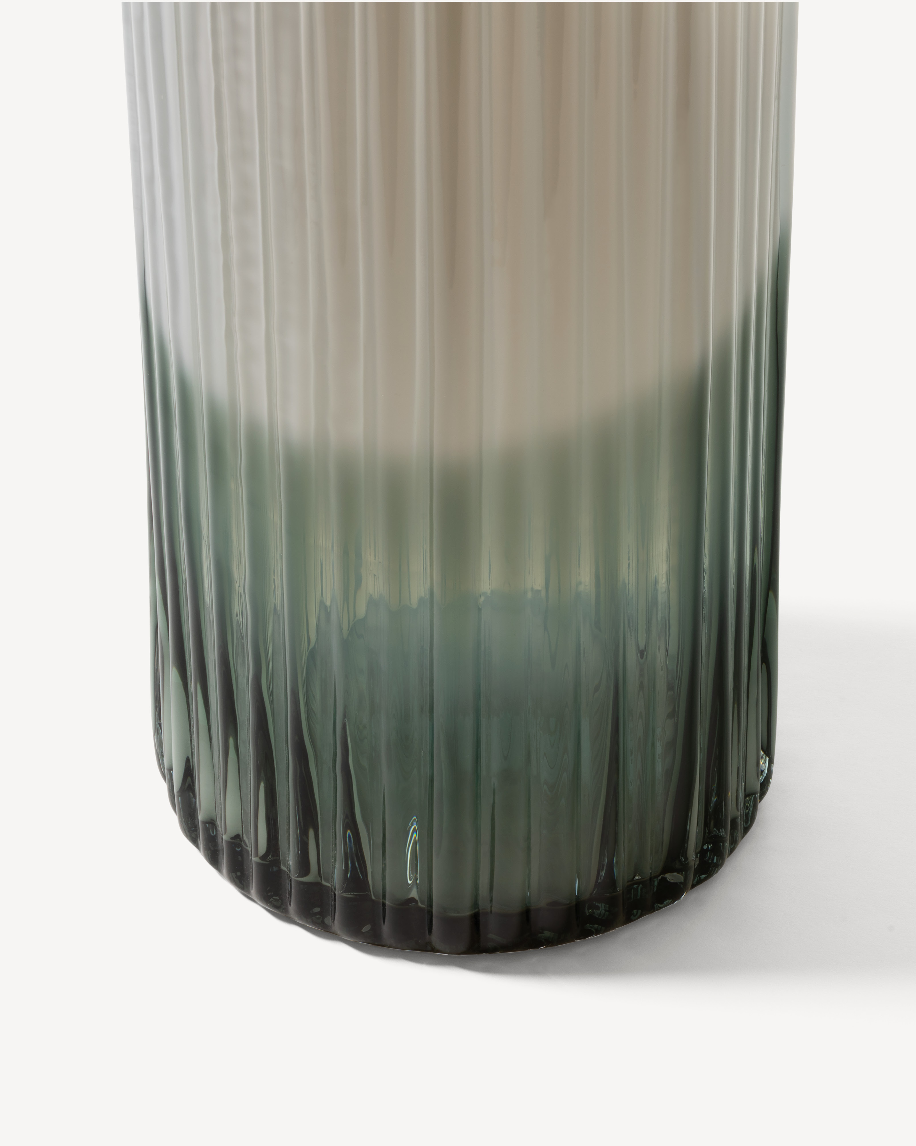 Plissé vas bärnsten/grå/grön ED 10