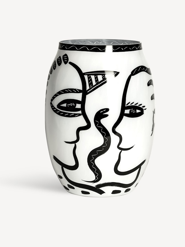 Caramba white vase