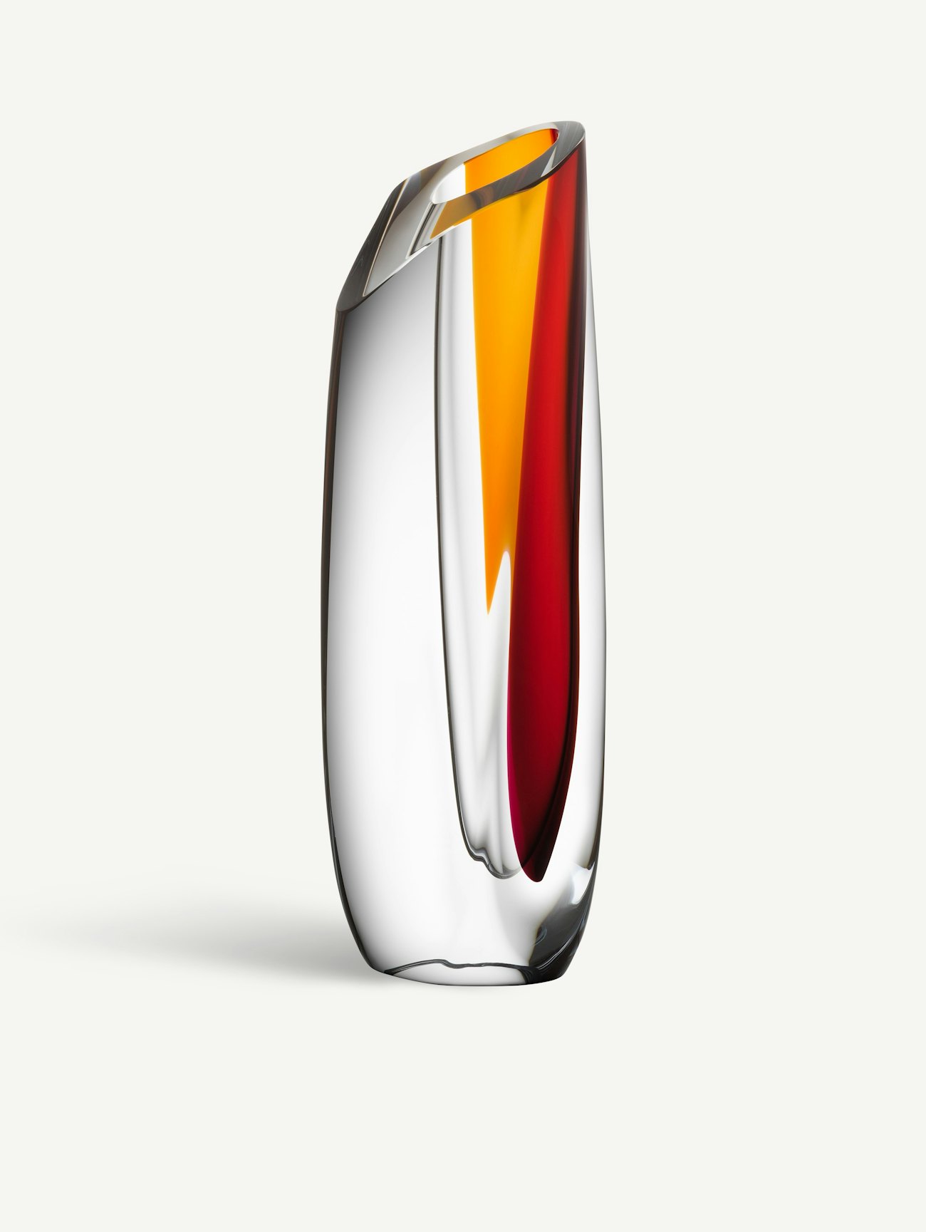 Saraband vase red/amber GW AC-19