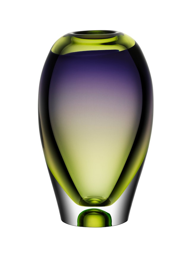 Vision vase purple/green