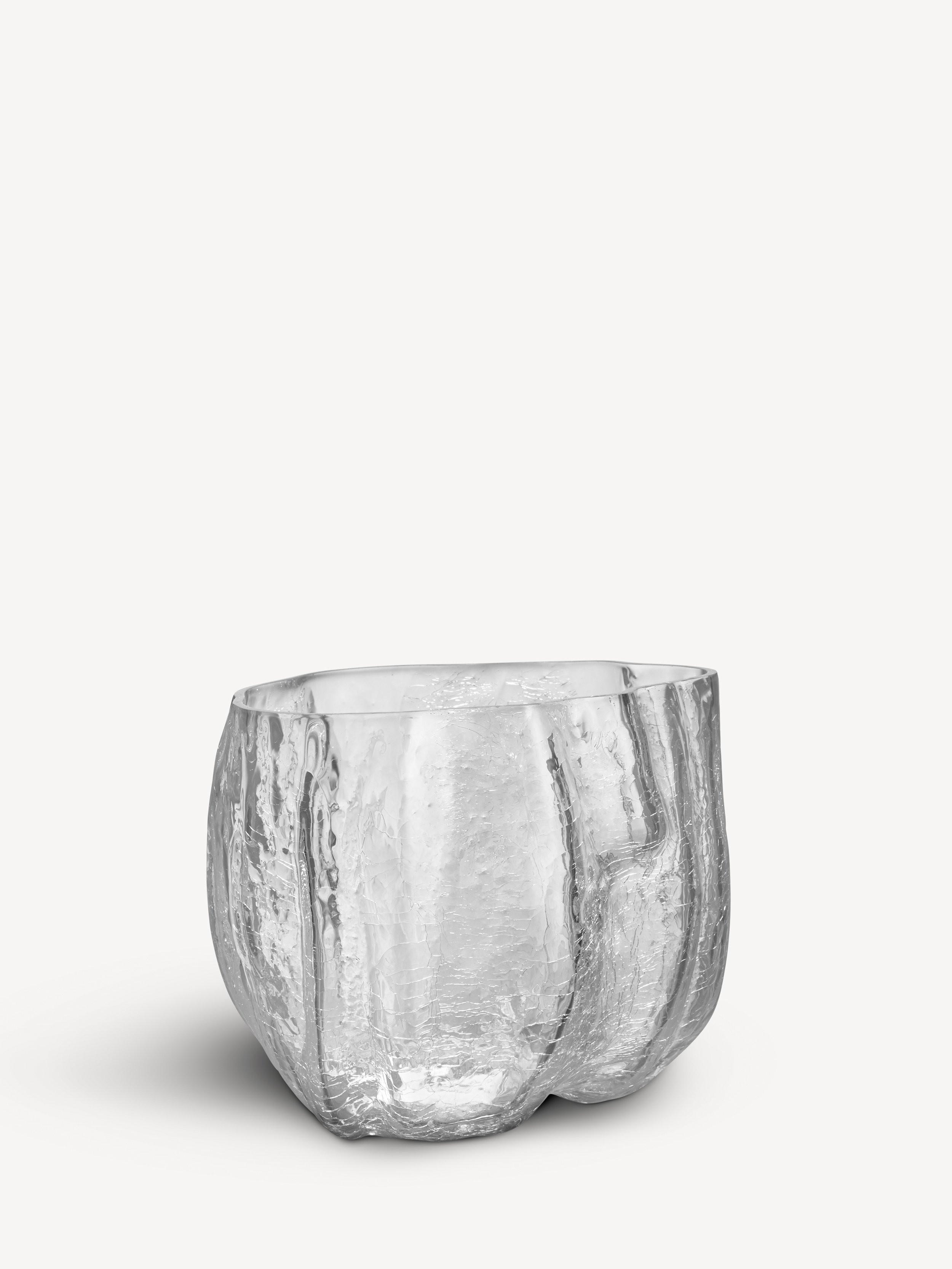 Crackle vase green 175mm | Kosta Boda