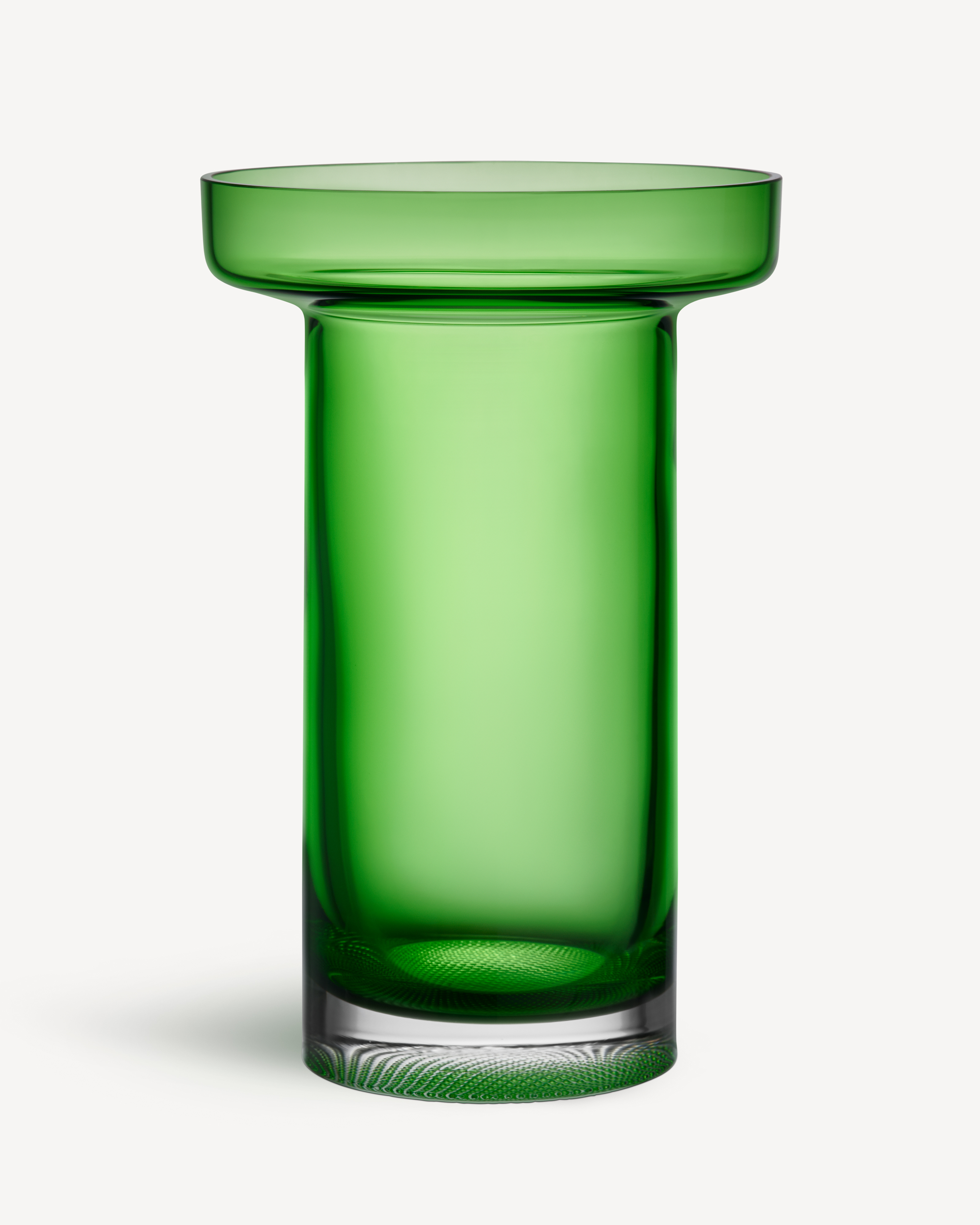Limelight rose vase green 230mm | Kosta Boda
