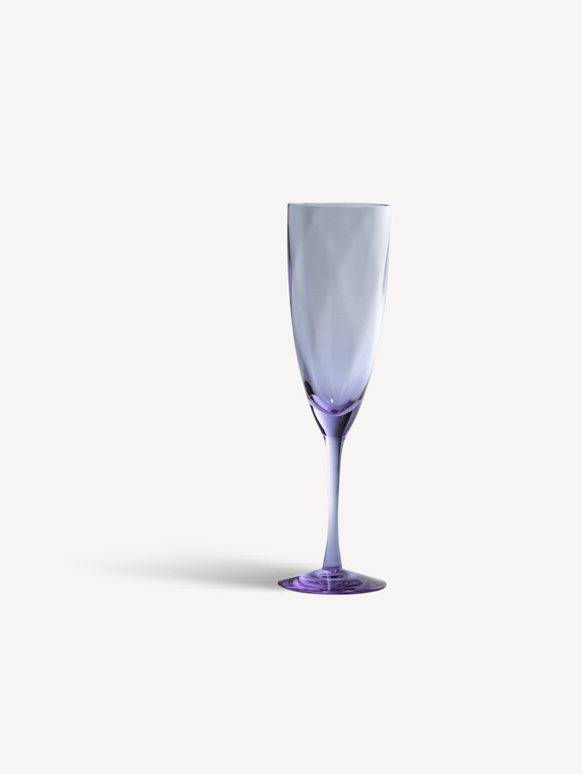 Chateau 40 years champagne glass multicolor