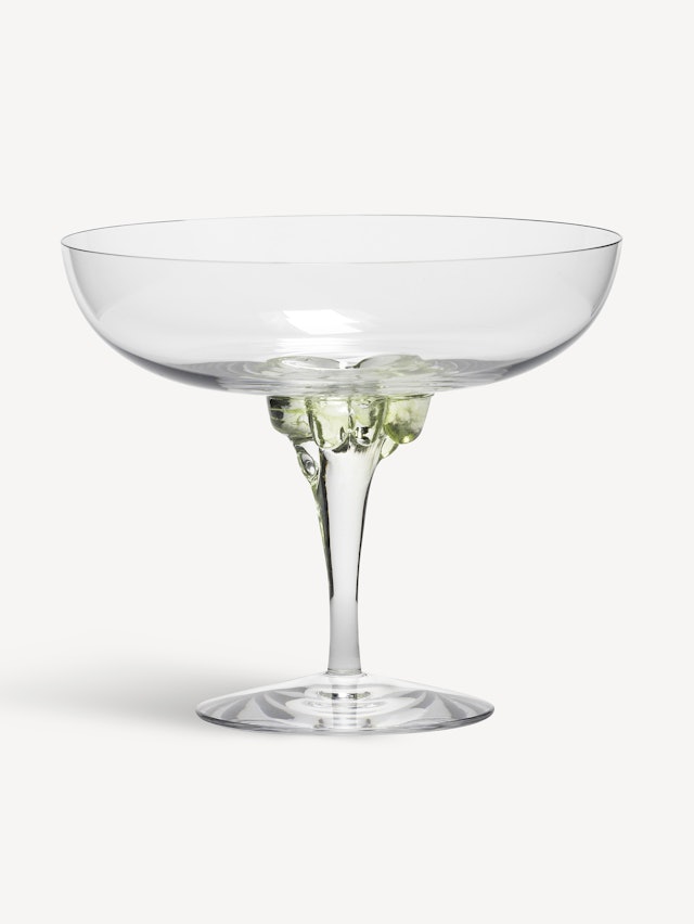 Sugar dandy coupe champagne glass green 32cl