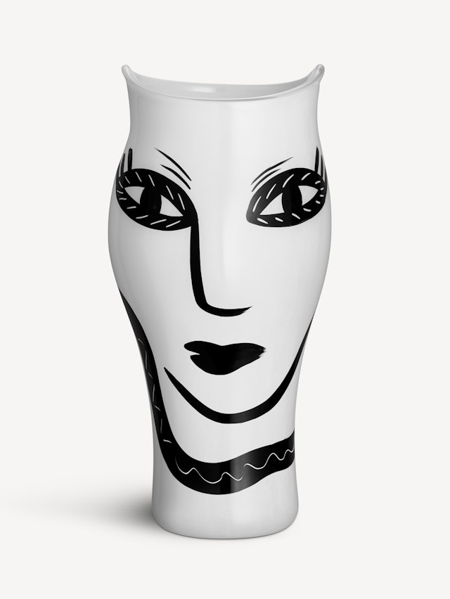 Open minds vase white 360mm